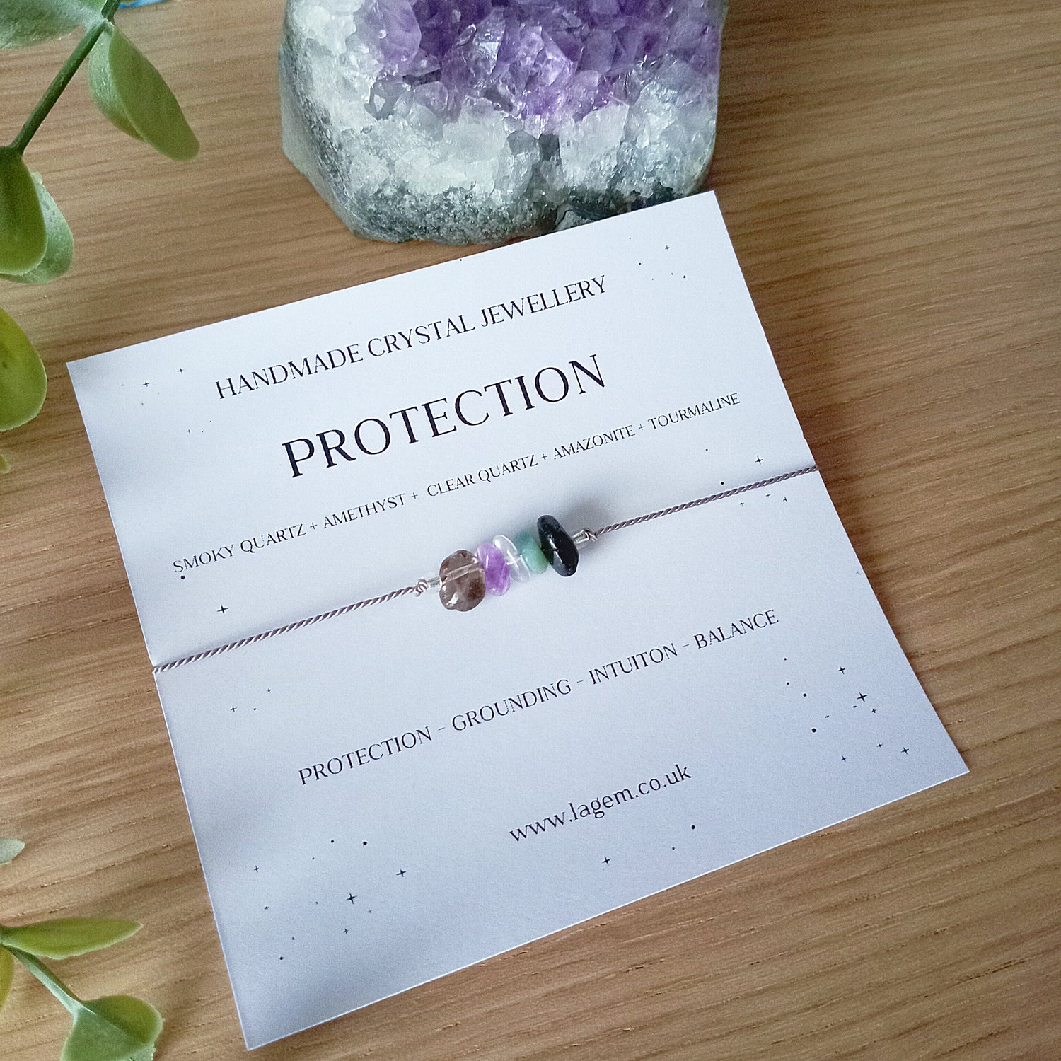 PROTECTION + GROUNDING CRYSTAL BRACELETS