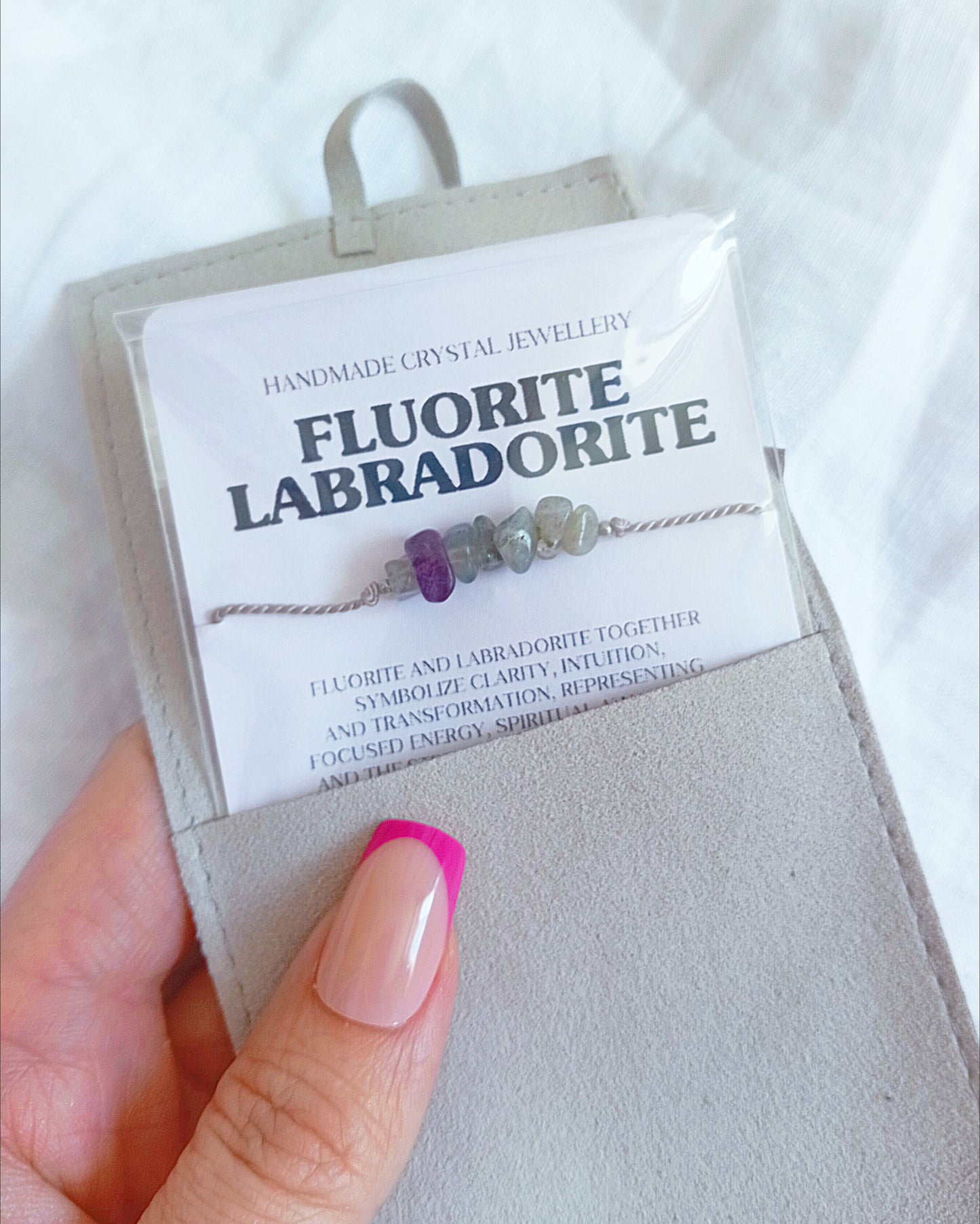Custom Chips Crystal Bracelet | Dainty Raw Gemstone Jewellery