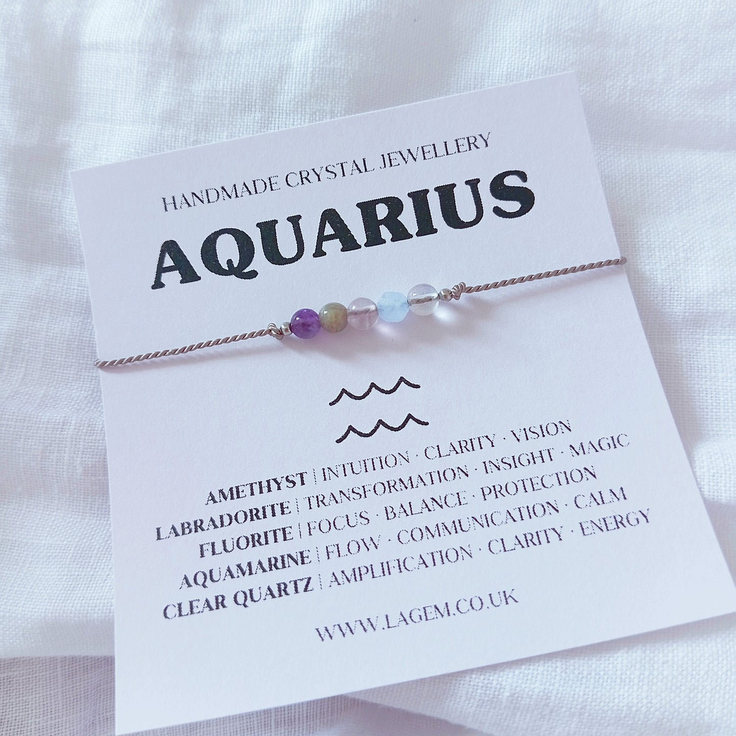 Zodiac Crystal Bracelet UK – Astrology Jewellery & Star Sign Gift