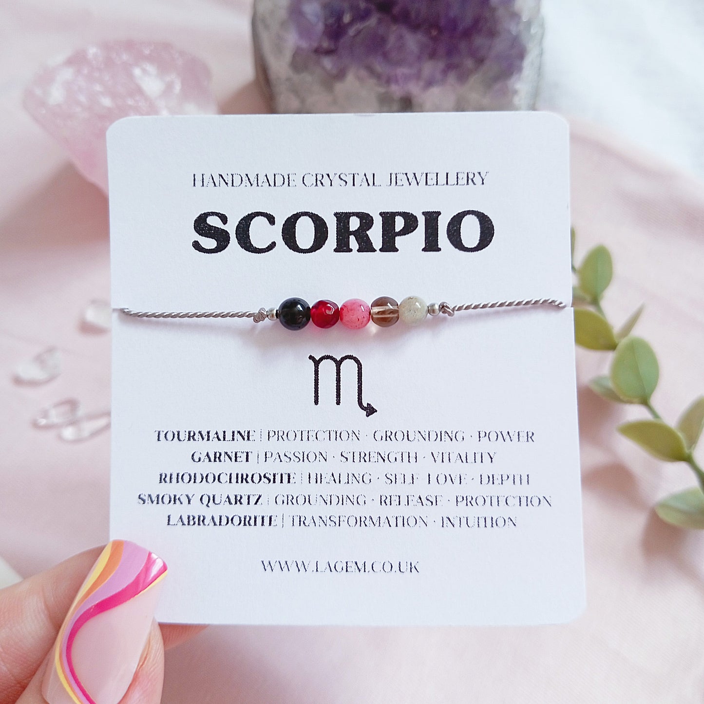 Zodiac Crystal Bracelet UK – Astrology Jewellery & Star Sign Gift