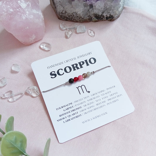 Zodiac Crystal Bracelet UK – Astrology Jewellery & Star Sign Gift