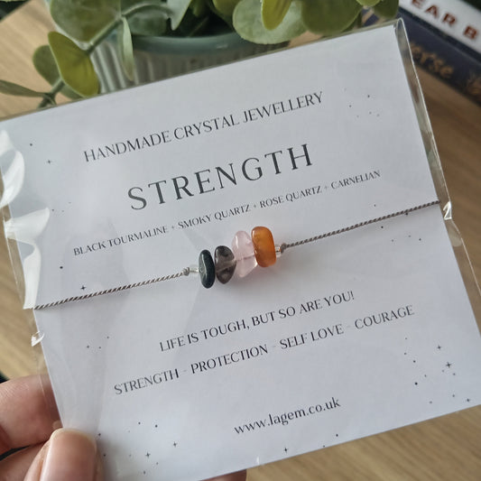 Strength Crystal Bracelet Gift
