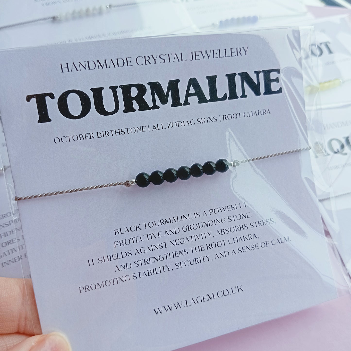 tourmaline crystal bracelet