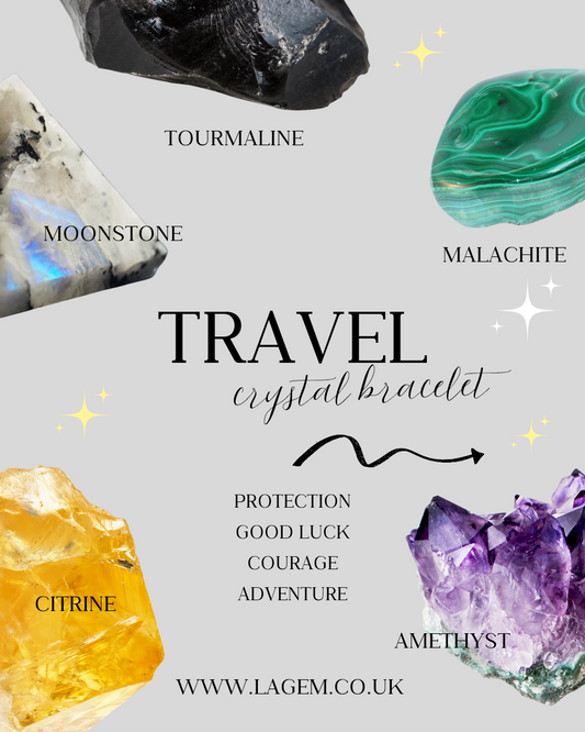 travel crystal bracelet uk