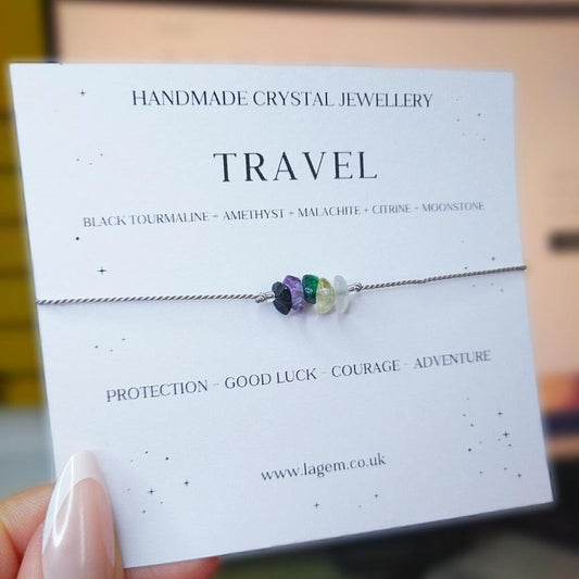 Travel Crystal Bracelet Gift UK laGem Jewellery