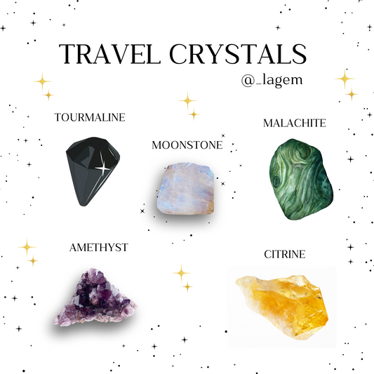 Travel crystals UK jewellery
