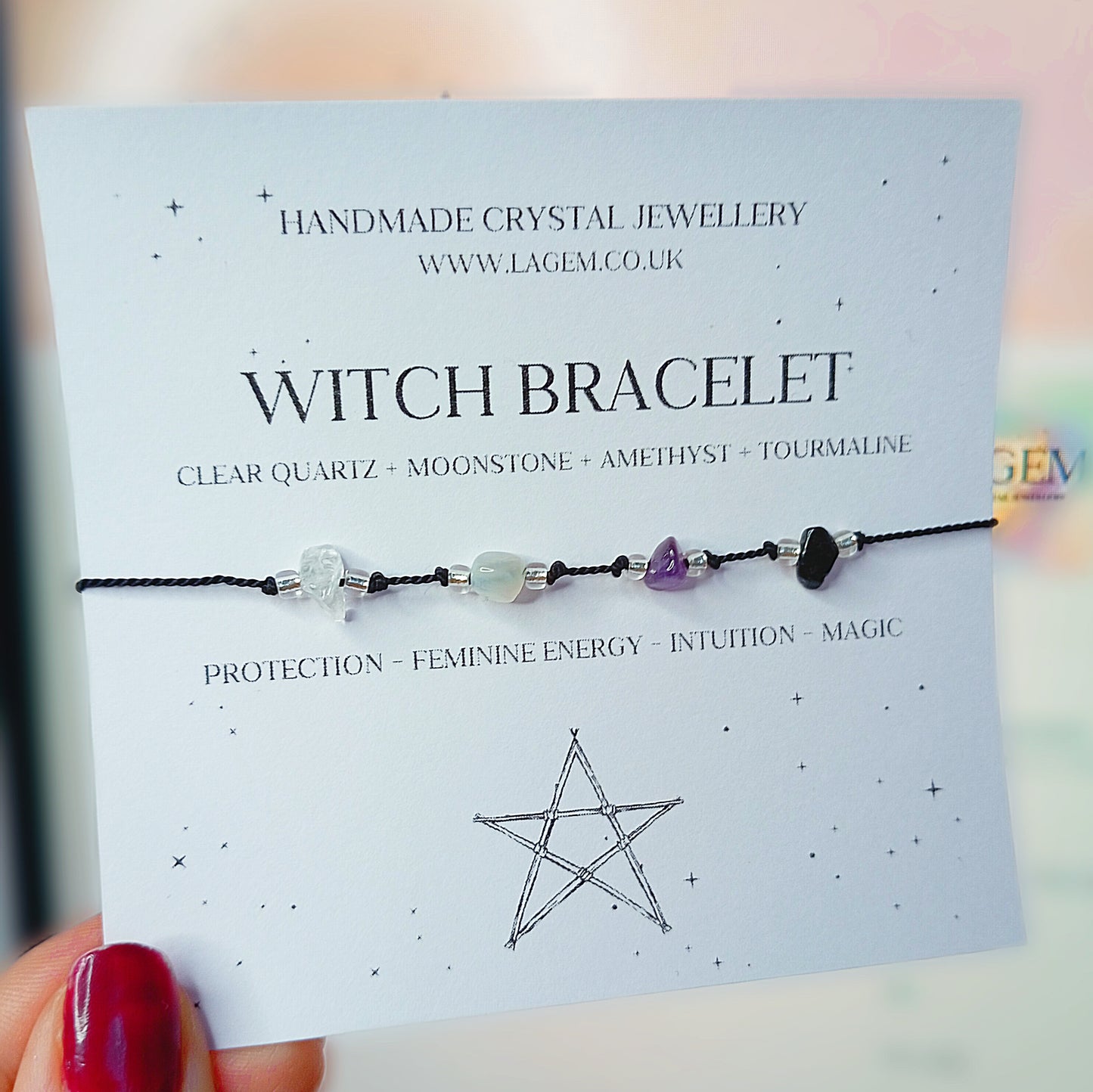 Witch Crystal Bracelet UK