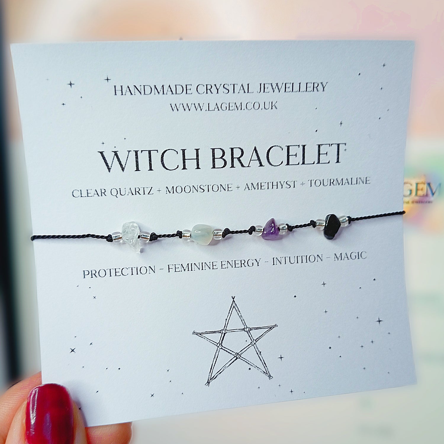 Witch Crystal Bracelet UK